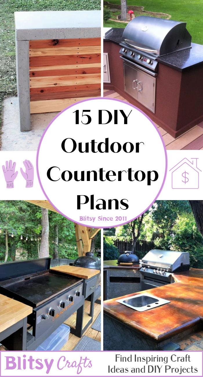 diy outdoor countertop plans