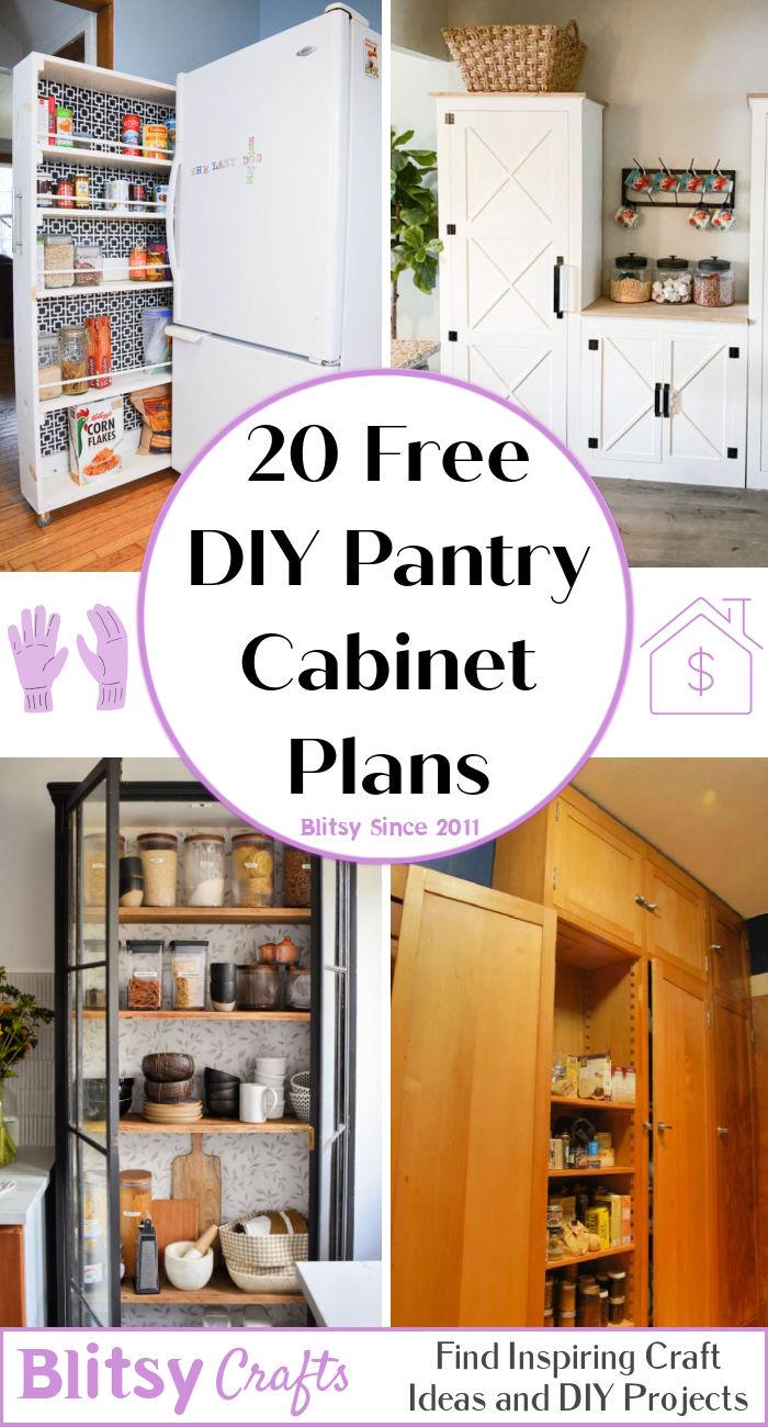 diy pantry cabinet plans