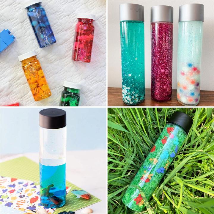 DIY Sensory Bottles for Sensory Play - Blitsy