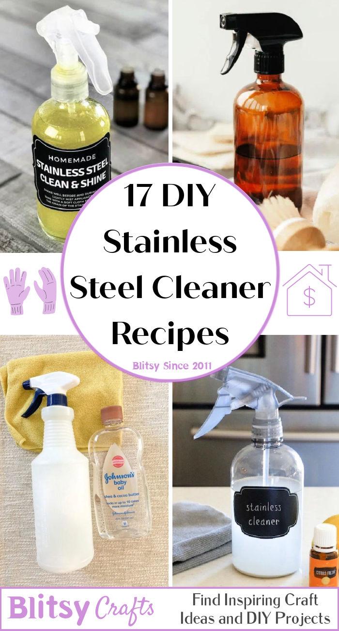 diy stainless steel cleaner recipes