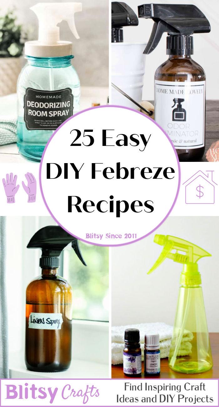 easy DIY febreze recipes