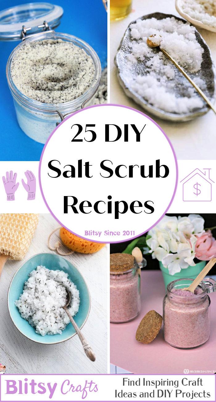 easy DIY salt scrubs