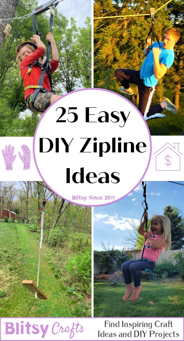 easy diy zipline ideas