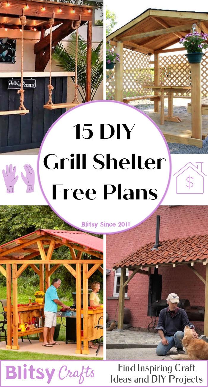 free DIY grill shelter plans