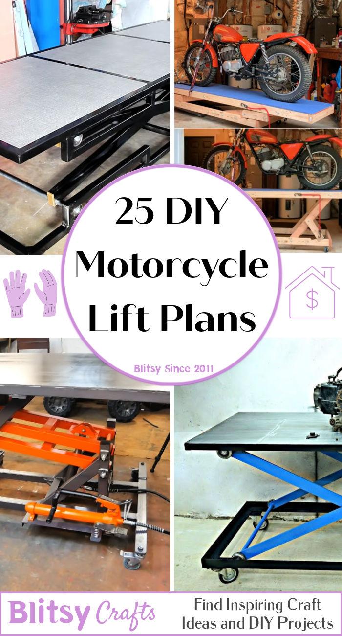 free DIY motorcycle lift plans