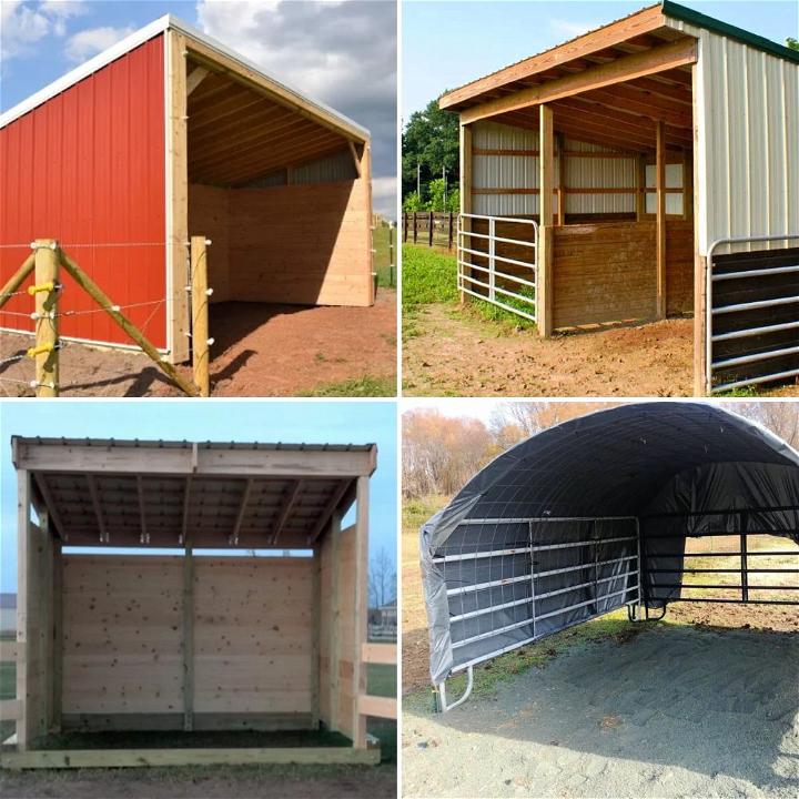 Simple DIY Horse Shelter on A Budget - Blitsy