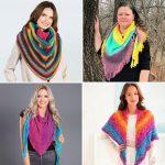Triangle Shawl Knitting Pattern