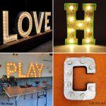 DIY Marquee Letters - Step by Step Guide