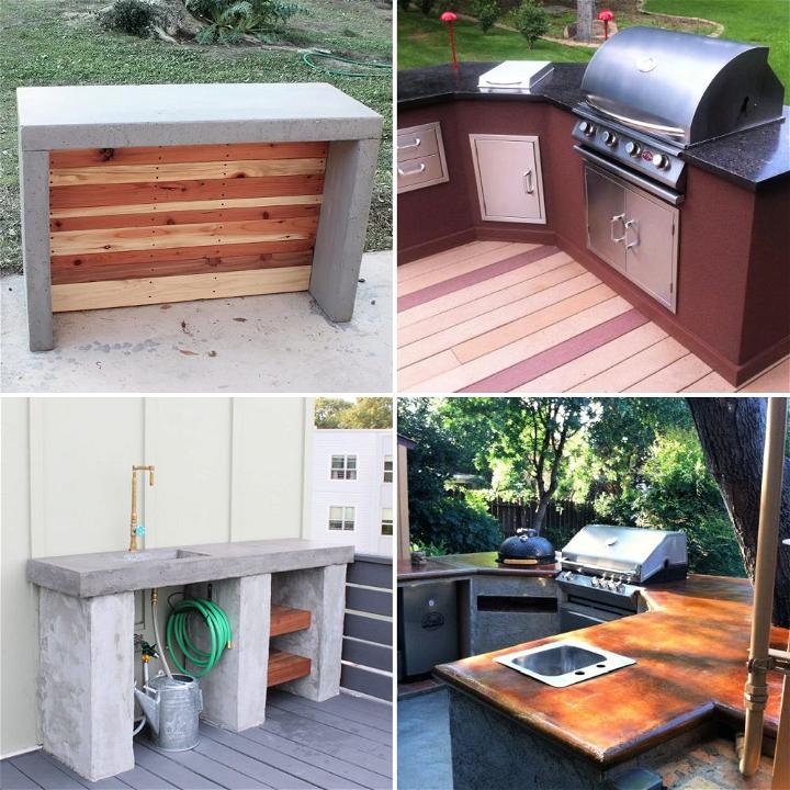 outdoor countertop plans