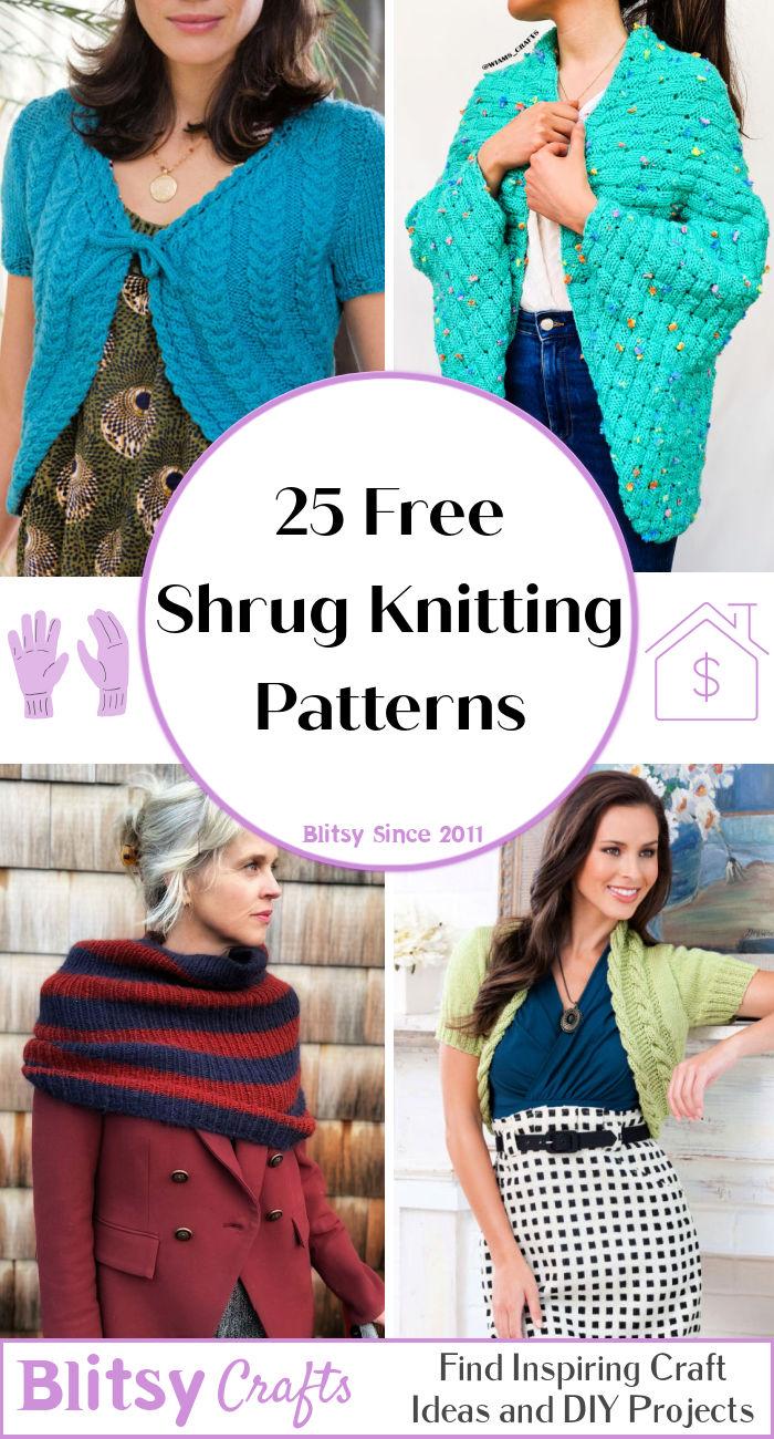shrug knitting patterns