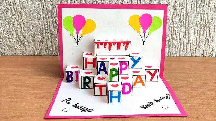 Beautiful DIY Birthday Greeting Card Idea