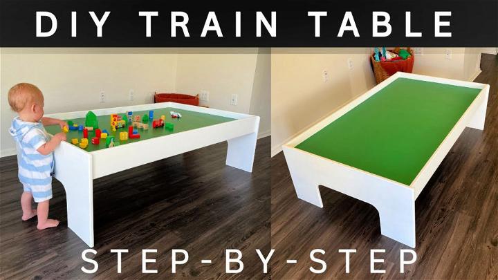 Build a Train Table for Kids