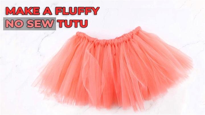 Cool DIY No Sew Fluffy Tutu Tutorial
