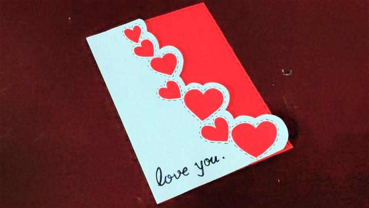 Cute Handmade Card for Valentine s Day