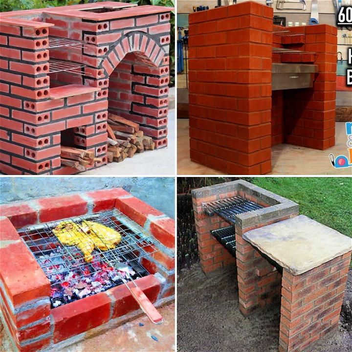 Make Brick Grill: 20 Diy Brick Bbq Ideas And Plans - Blitsy