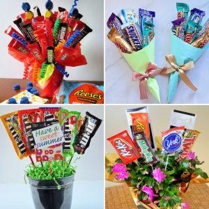 DIY candy bouquet