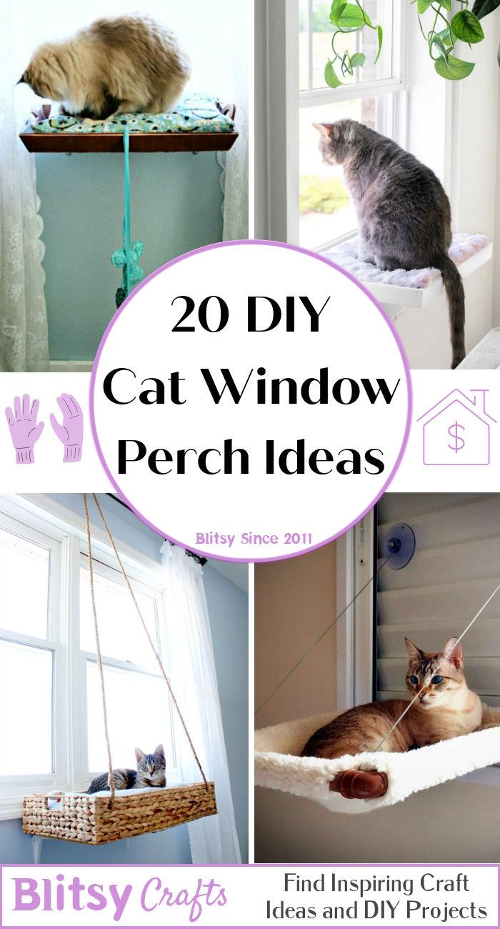DIY cat window perch ideas