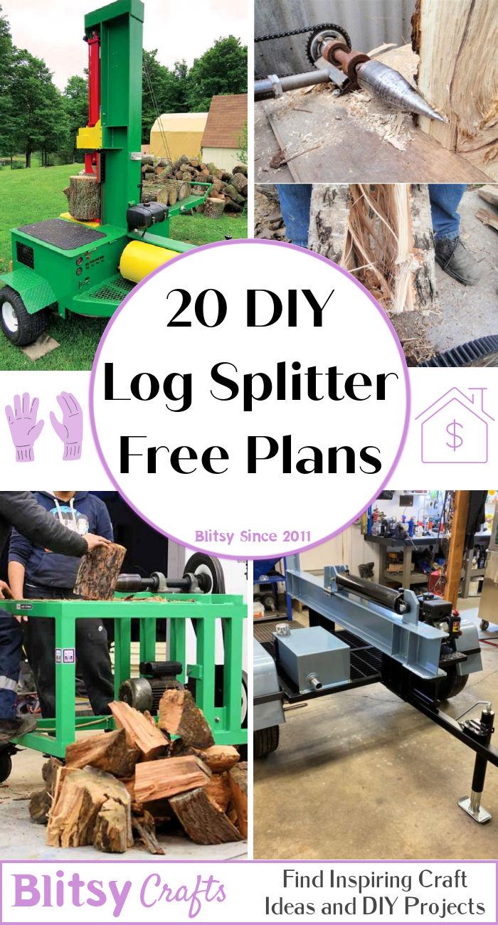 DIY log splitters