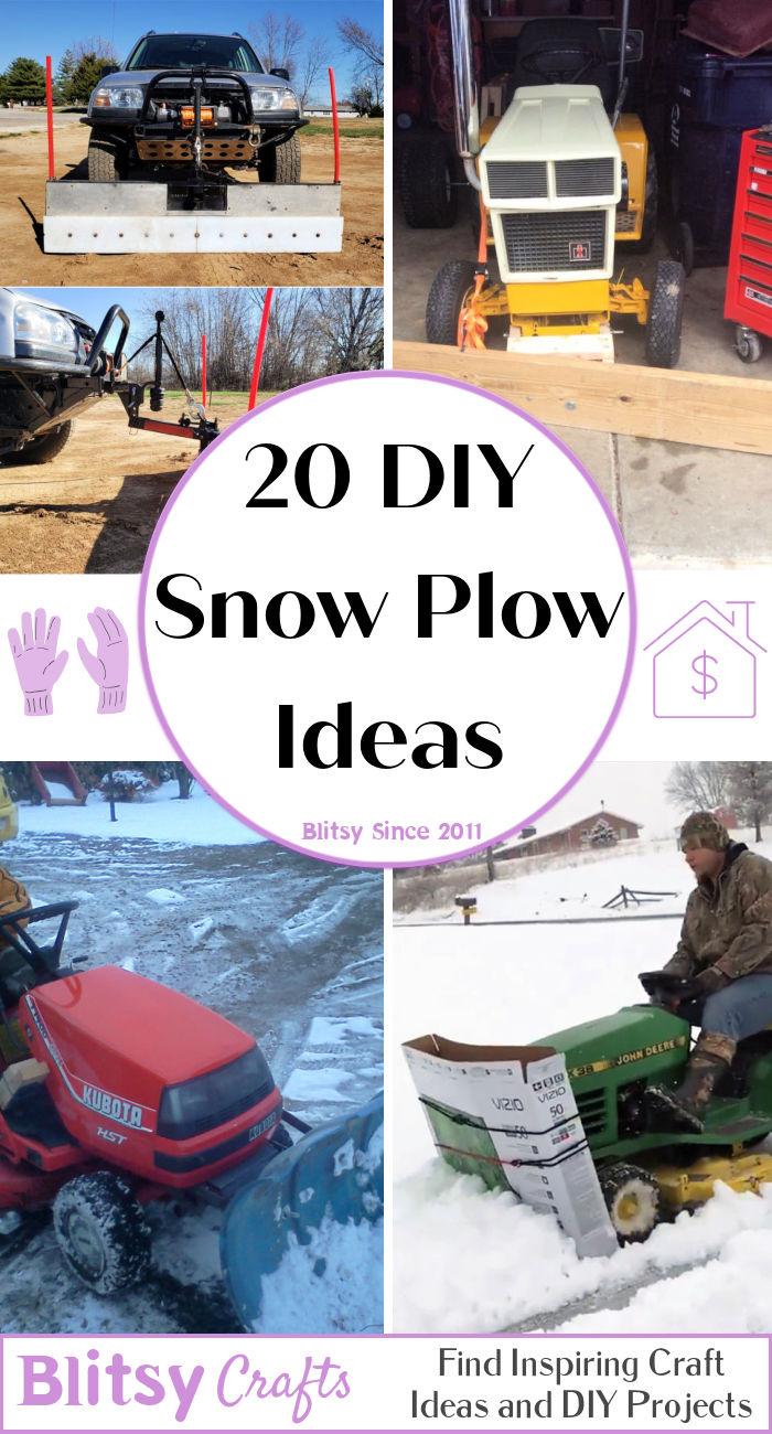 DIY snow plows