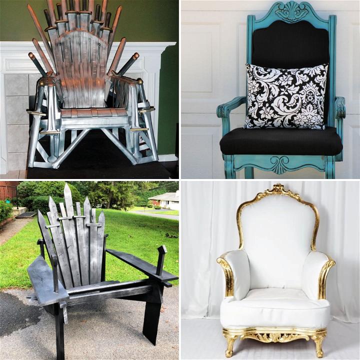 DIY throne chairs