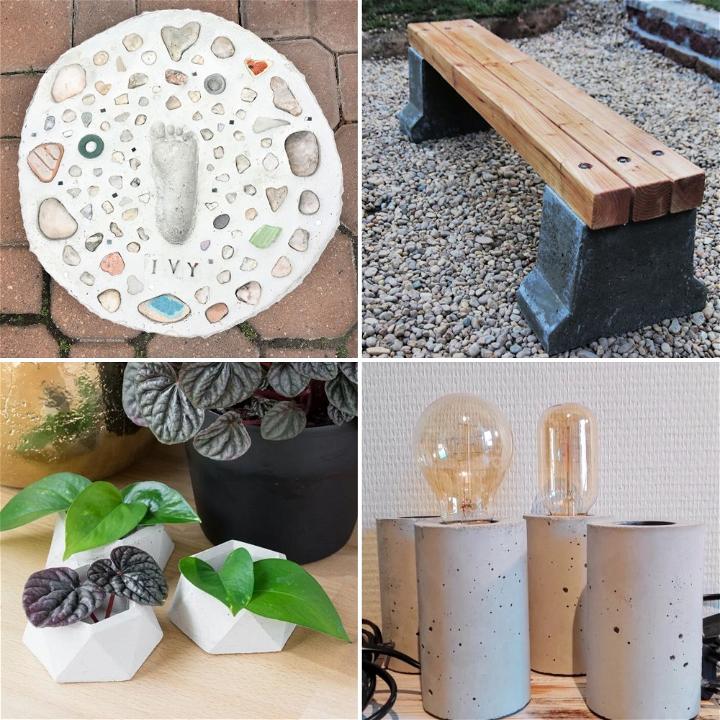 25 DIY Concrete Molds: How to Make a Mold for Concrete - Blitsy