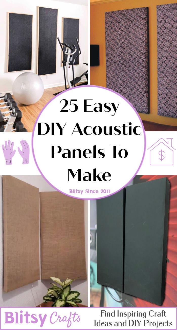 diy acoustic panel ideas