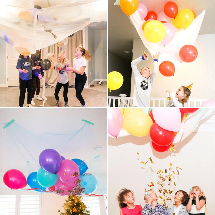 diy balloon drop