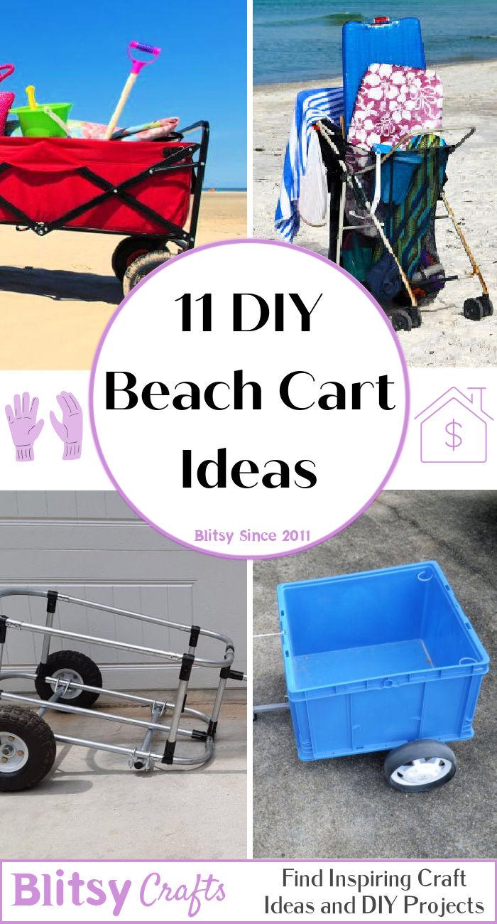 diy beach cart ideas