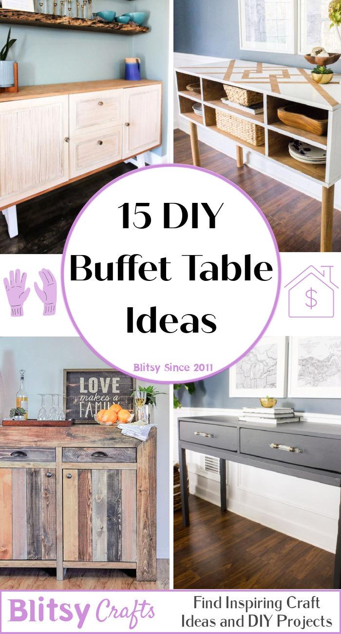 diy buffet table ideas