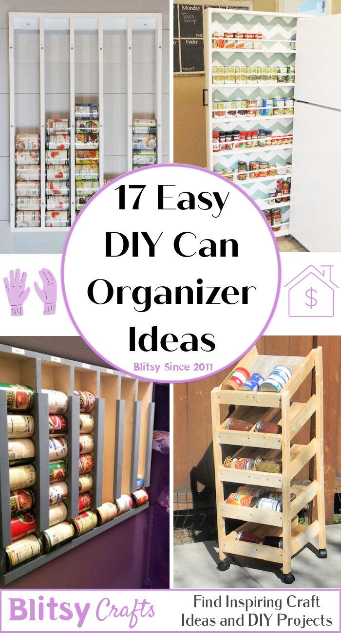 diy can organizer ideas