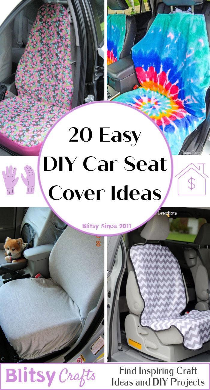 diy car seat cover ideas