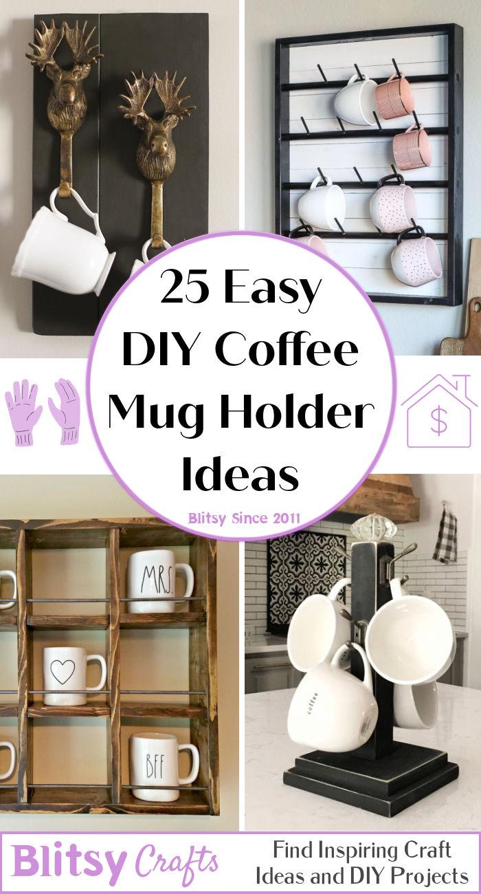 diy coffee mug holder ideas