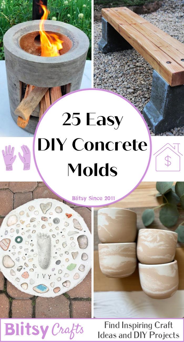 diy concrete molds