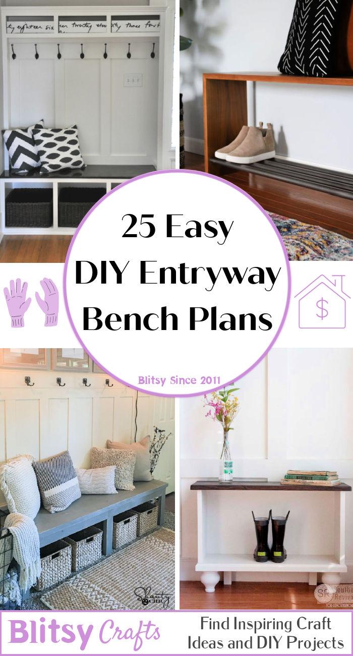 diy entryway bench plans