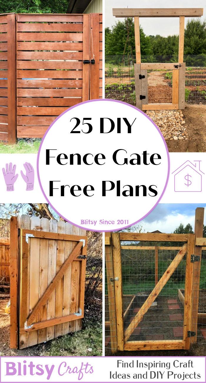diy fence gates
