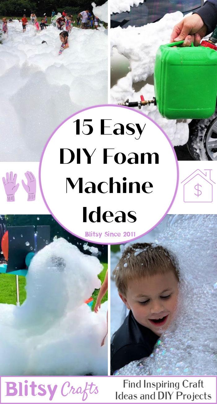 diy foam machine ideas