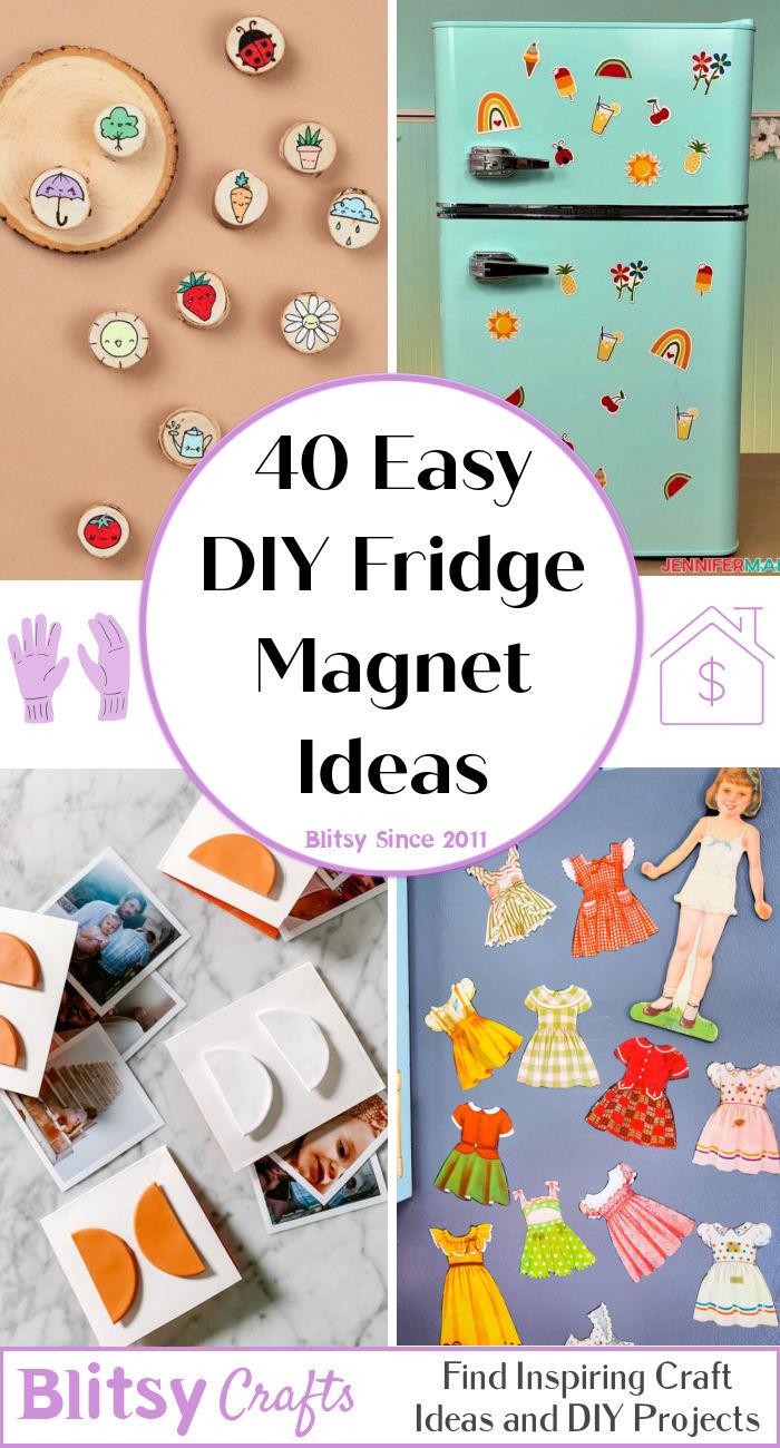 diy fridge magnet ideas