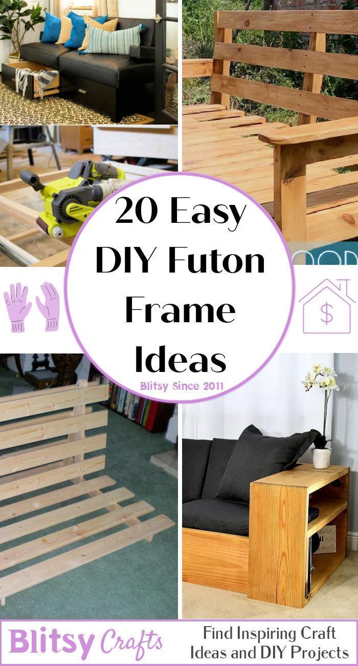 diy futon frame ideas