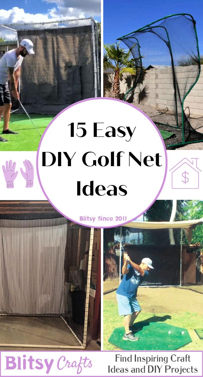 diy golf net ideas