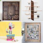 30 Easy DIY Jewelry Holder Ideas to Organize