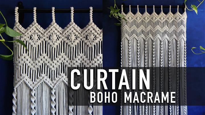 diy macrame curtains