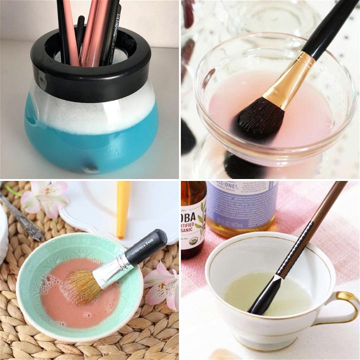 diy makeup brush cleaner