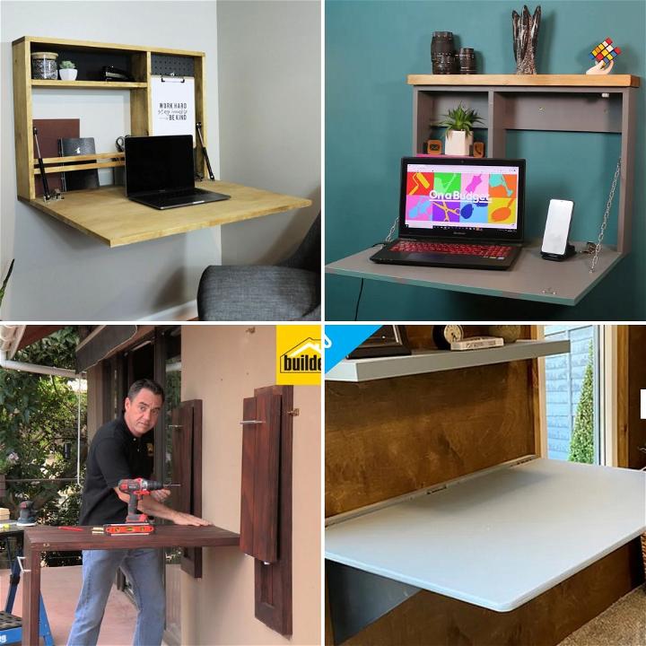 Space-Saving DIY Murphy Desk - Blitsy