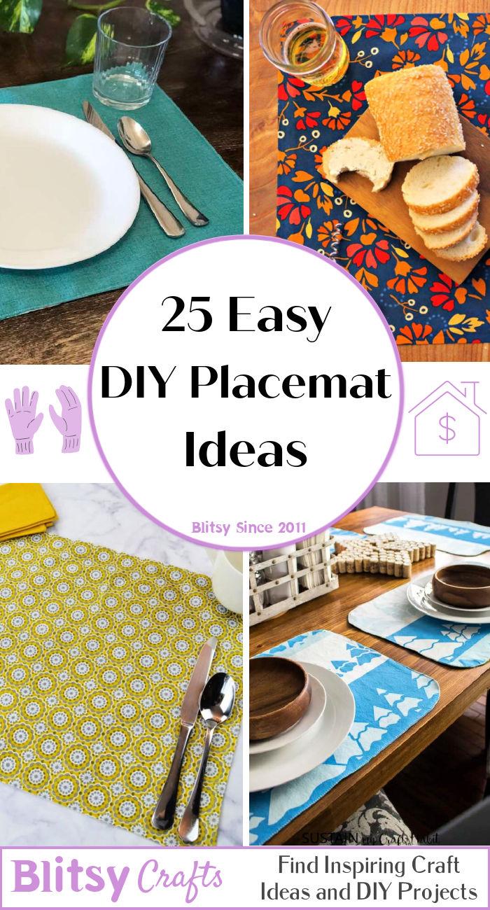 diy placemat ideas