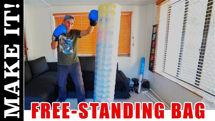 diy punching bag stand