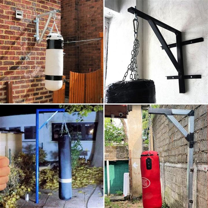 diy punching bag stand