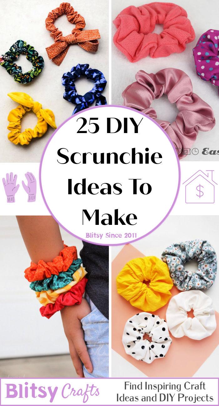 diy scrunchie ideas to make