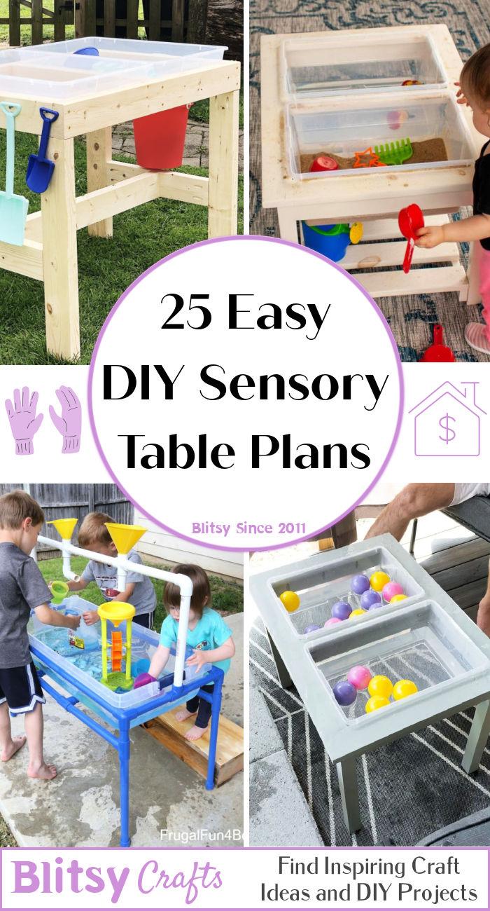 diy sensory table plans