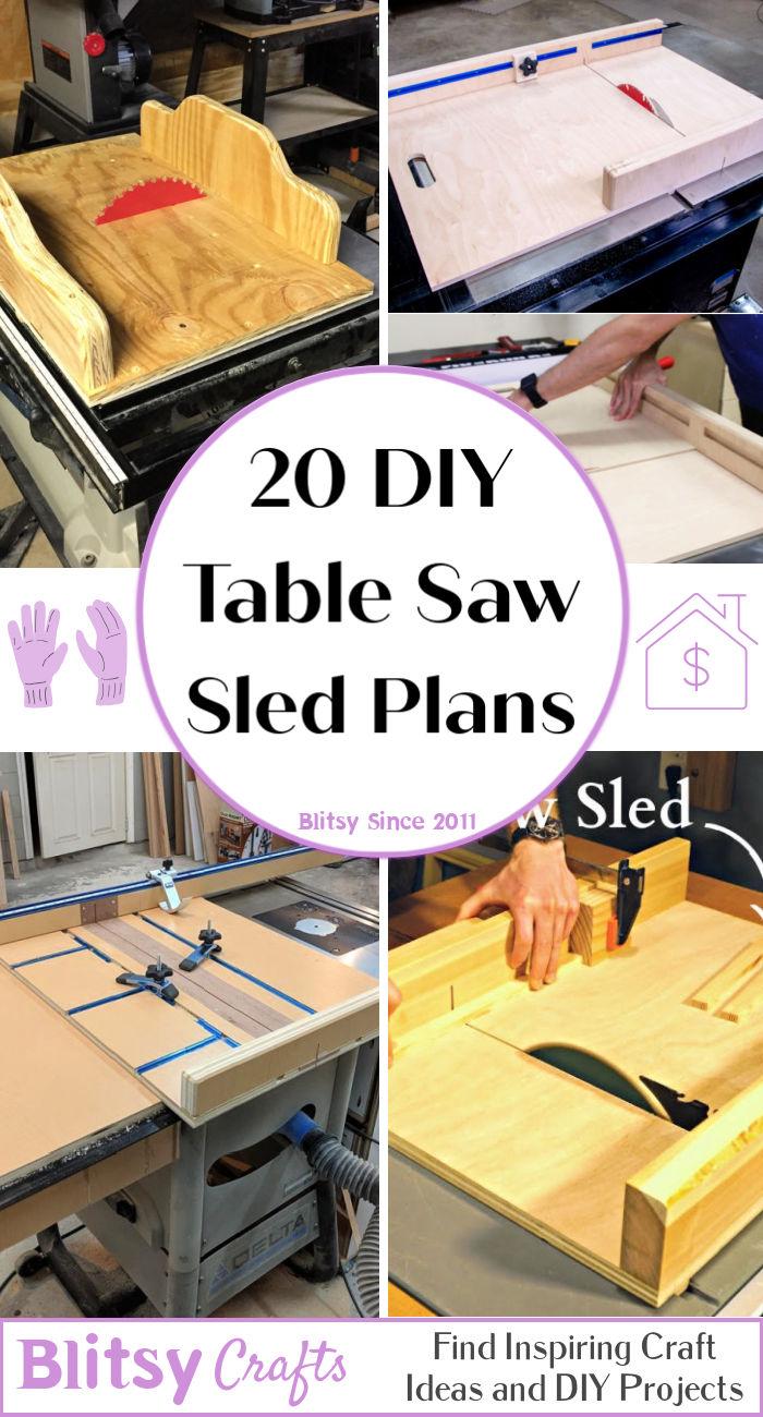 diy table saw sled plans