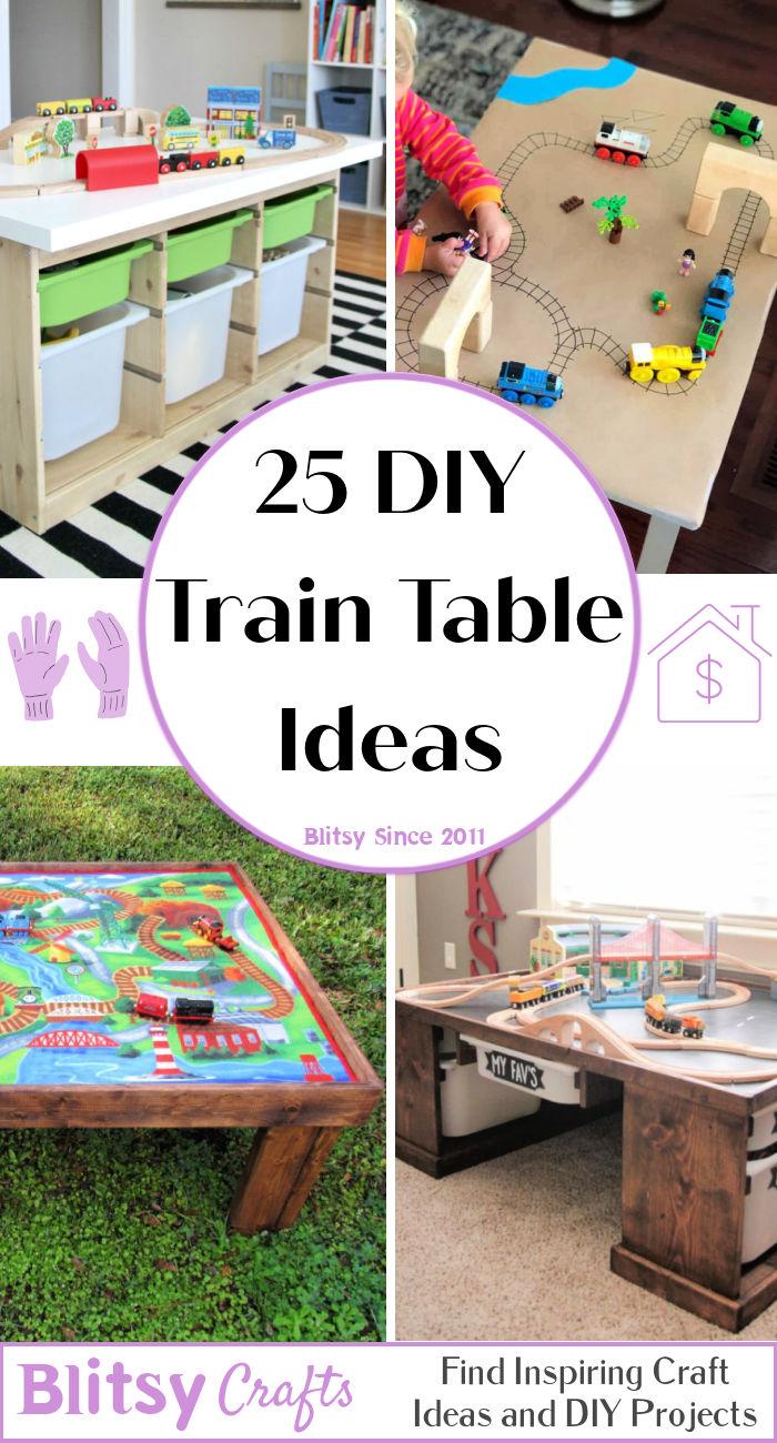 diy train table ideas